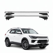 Menabo Dachträger für KGM Korando 2024-2026 Aluminium Silber 2 Stück