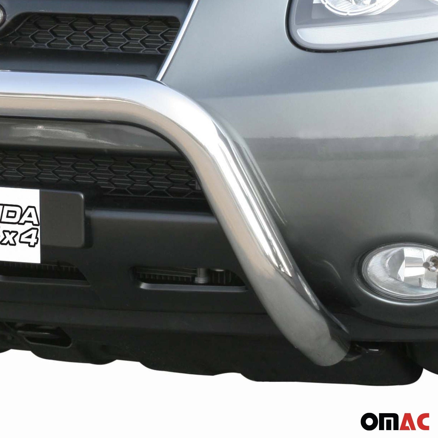 Frontbügel Frontschutzbügel für Hyundai Santa Fe 2006-2009 ø76mm Stahl Silber