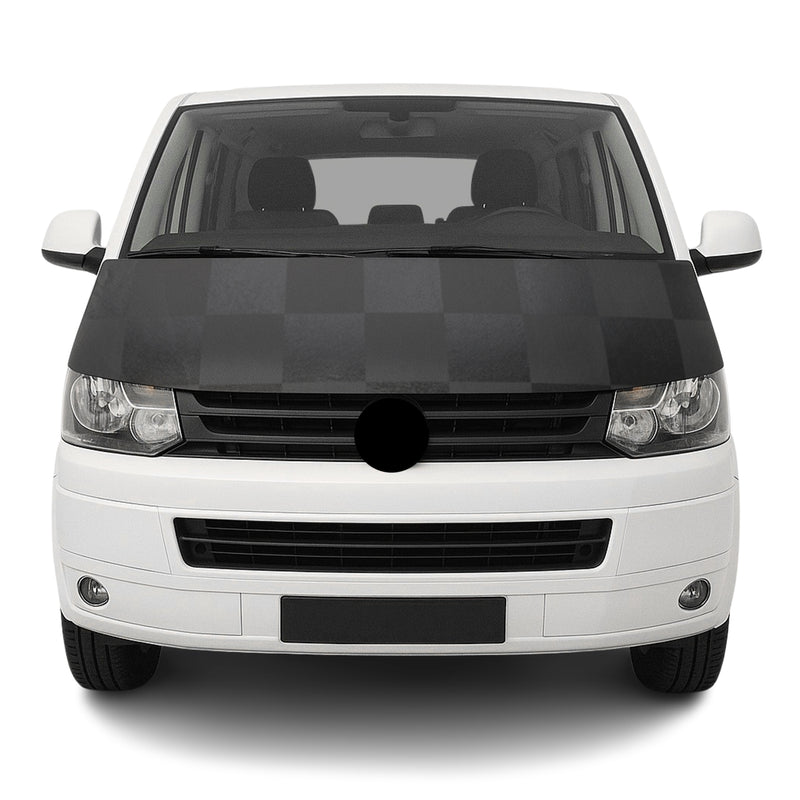 Kariert Haubenbra Steinschlagschutz Bonnet Bra für VW Transporter T5 2010-2015