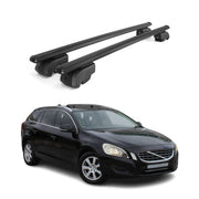Dachträger Gepäckträger für Volvo V60 2011-2018 Grunträger ABE Alu Schwarz