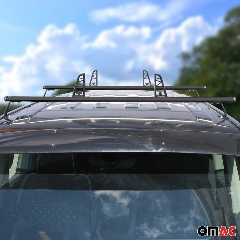 2x Dachträger + Leiterhalter Set für VW T5 Transporter Caravelle 2003-2015