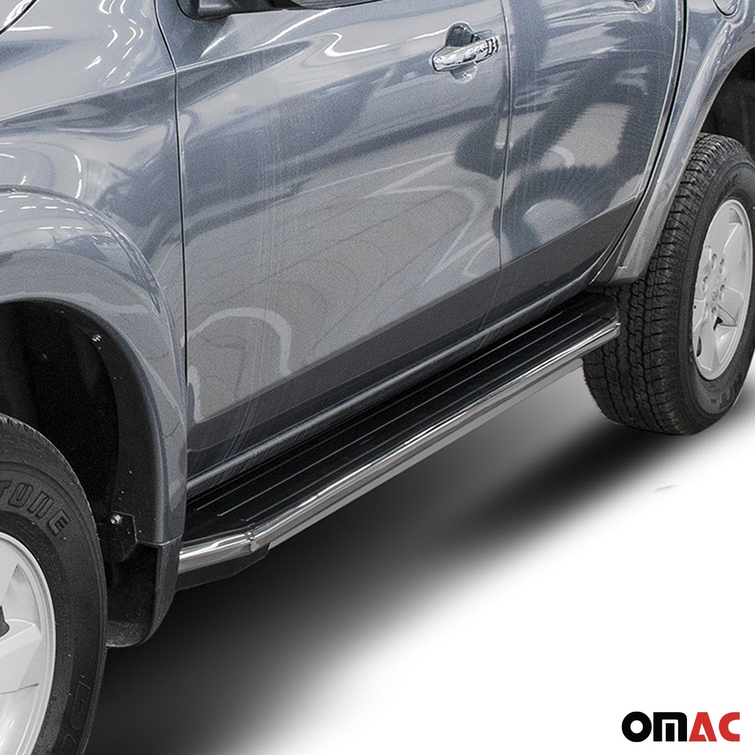 Trittbretter Seitenschweller für Nissan Navara II D40 2005-2014 Aluminium 2tlg