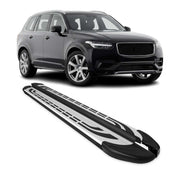 Trittbretter Seitenschweller Seitenbretter für Volvo XC90 2014-2025 Alu Schwarz