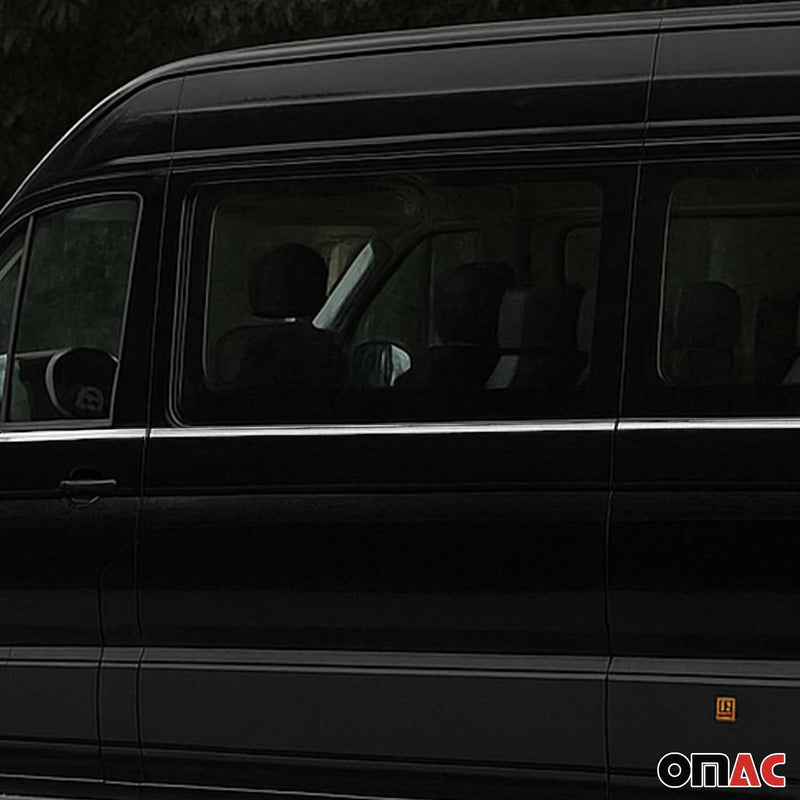 Fensterleisten Zierleisten für VW Crafter 2017-2025 L3/L4 Radstand Chrom 10tlg