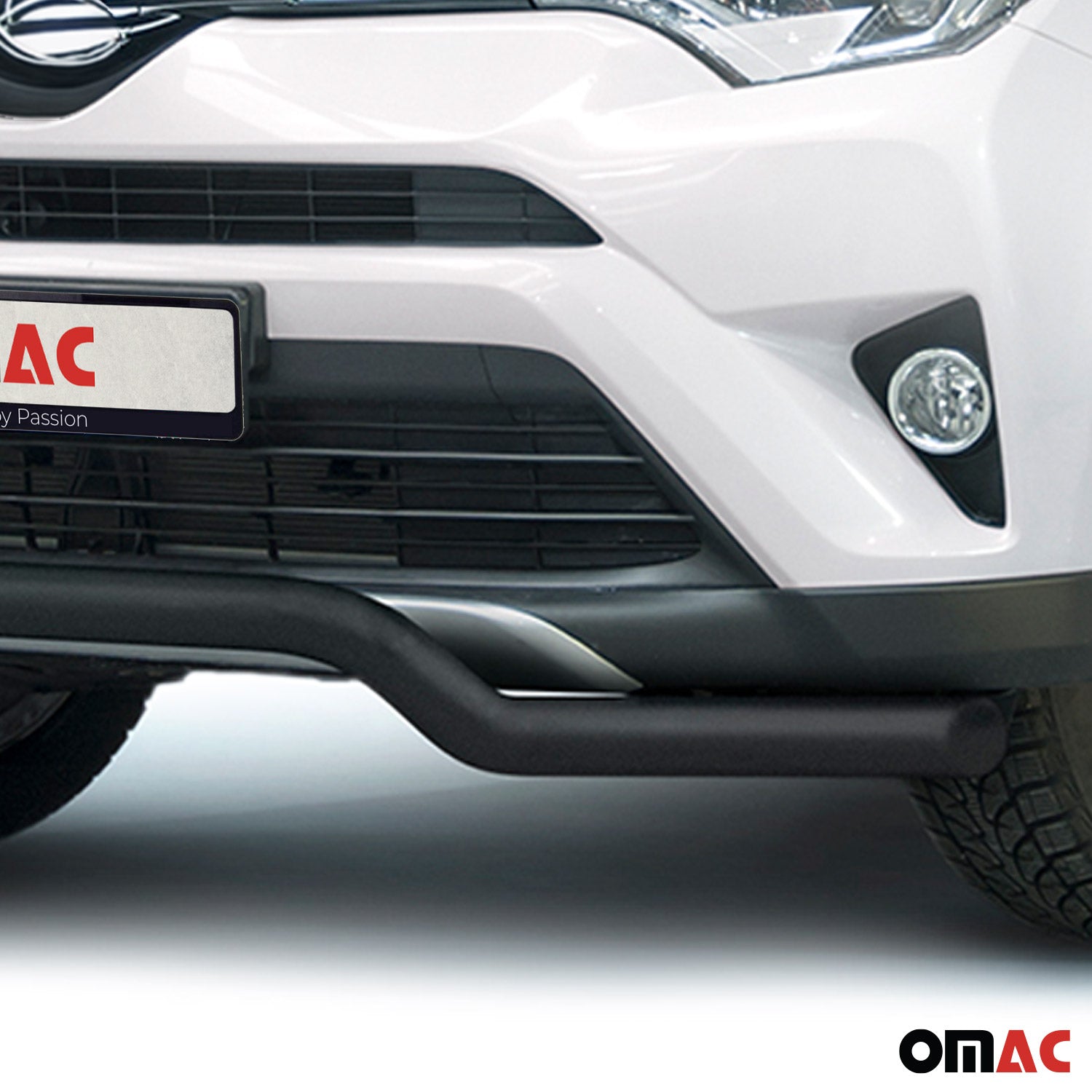 Frontbügel Frontschutzbügel für Toyota RAV4 2015-2018 ABE Edelstahl Schwarz