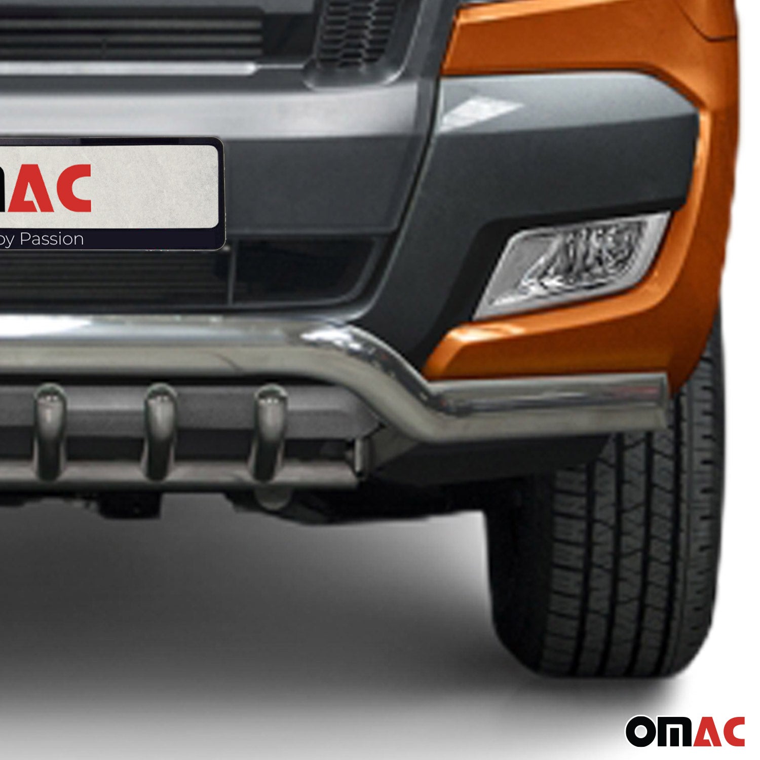Frontschutzbügel Frontbügel für Ford Ranger 2012-2016 mit ABE Stahl Silber