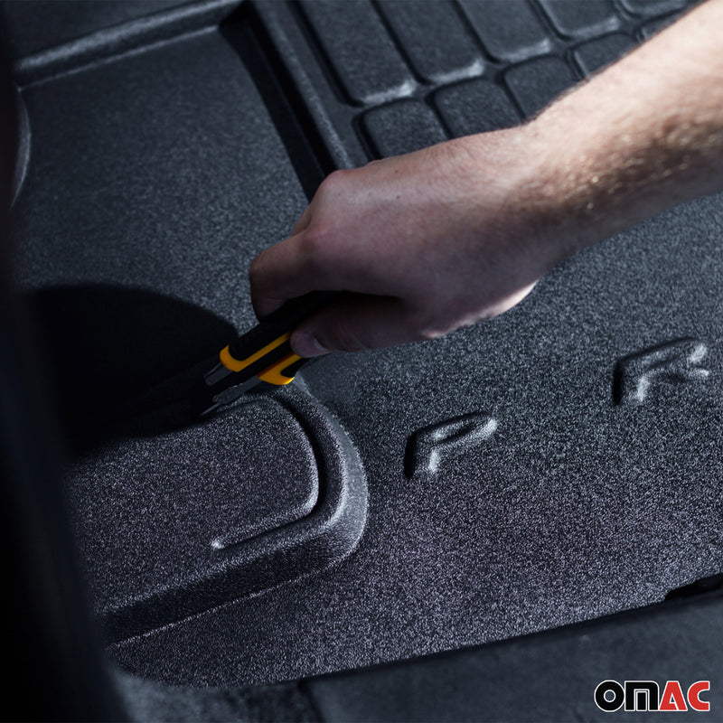 OMAC Gummi Kofferraumwanne für VW Golf 2019-2025 mit seitlicher Ablage TPE