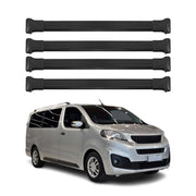 Dachträger Grundtäger für Fiat Scudo 2022-2026 75kg Aluminium Schwarz 4 tlg