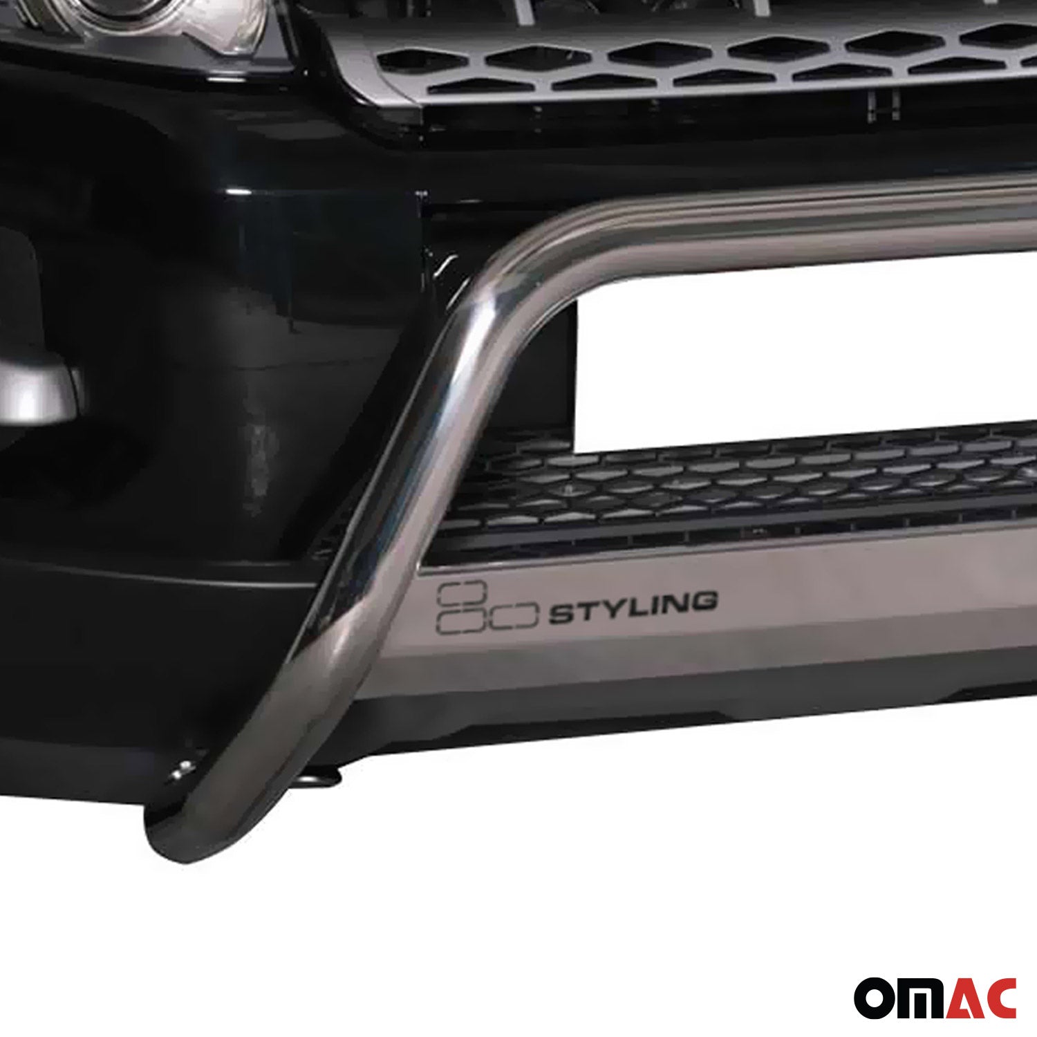 Frontbügel Frontschutzbügel für Range Rover Evoque 2011-2015 ø63mm Stahl Silber