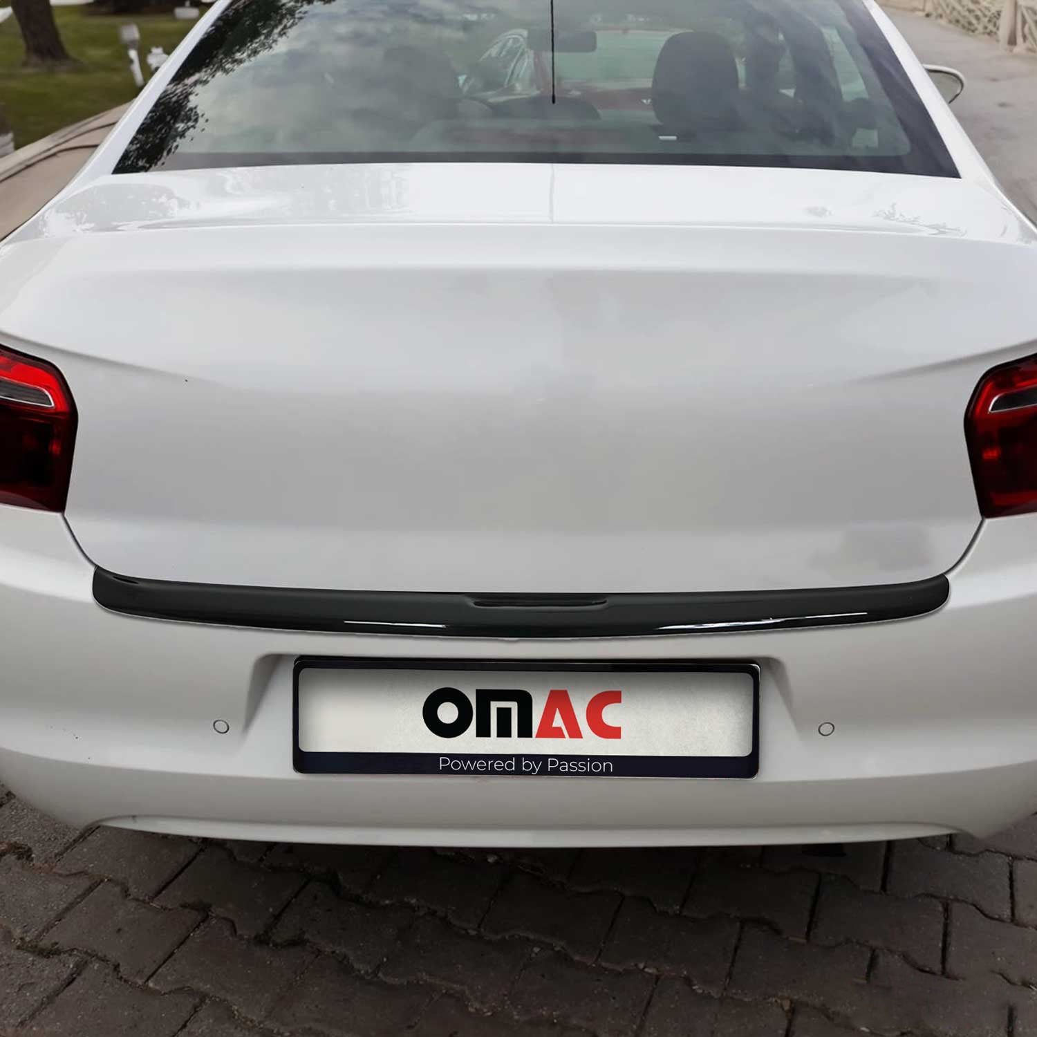 Ladekantenschutz Stoßstange für Citroën C-Elysée 2012-22 Acryl glänzend schwarz
