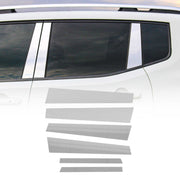 B-Säule C-Säule Türsäulen Verkleidung für BMW 5er E60 2003-2010 Chrom Silber 6x