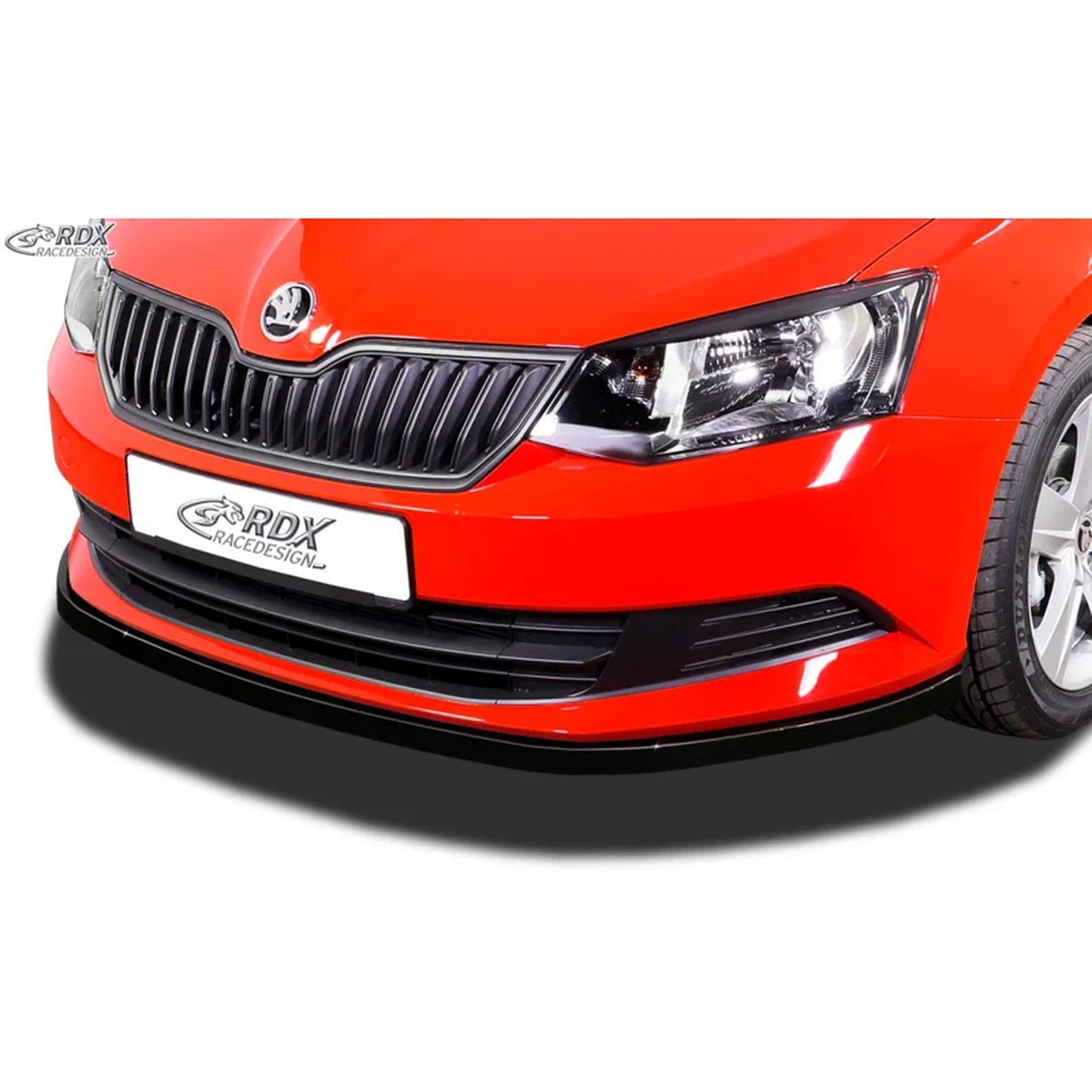 RDX Frontspoiler für Skoda Fabia III NJ 2014-2018 ABS Schwarz TÜV