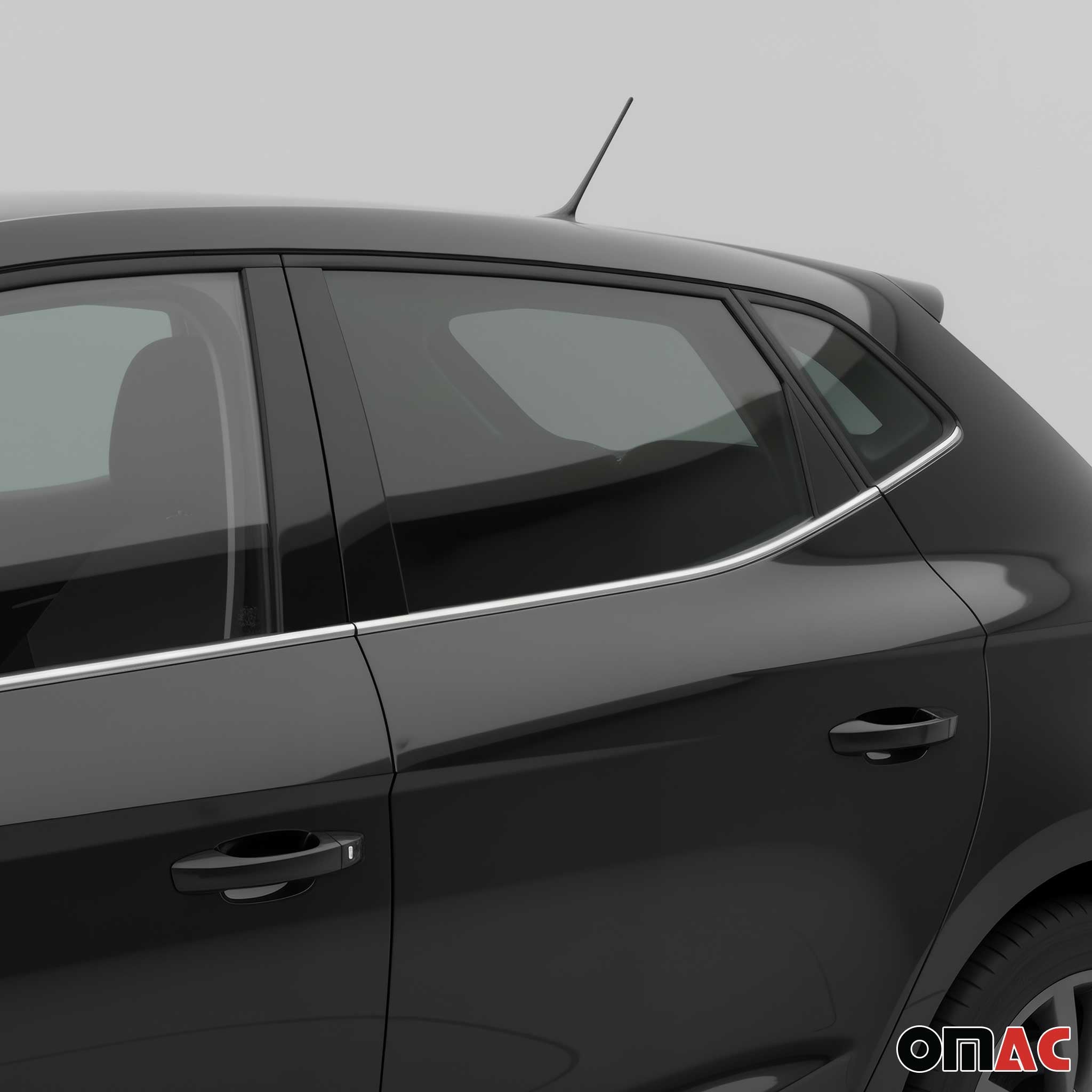 Fensterleisten Zierleisten für Seat Ibiza 2017-2026 Schrägheck 5tür Chrom 8tlg