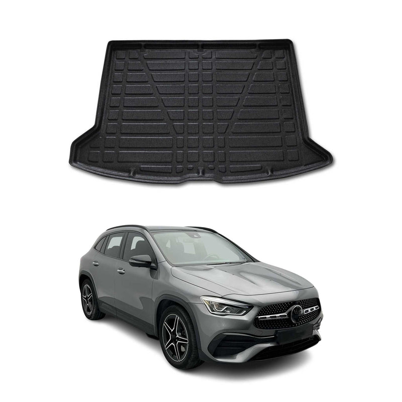 Kofferraumwanne Laderaumwanne für Mercedes GLA H247 2020-2025 Gummi TPE Schwarz