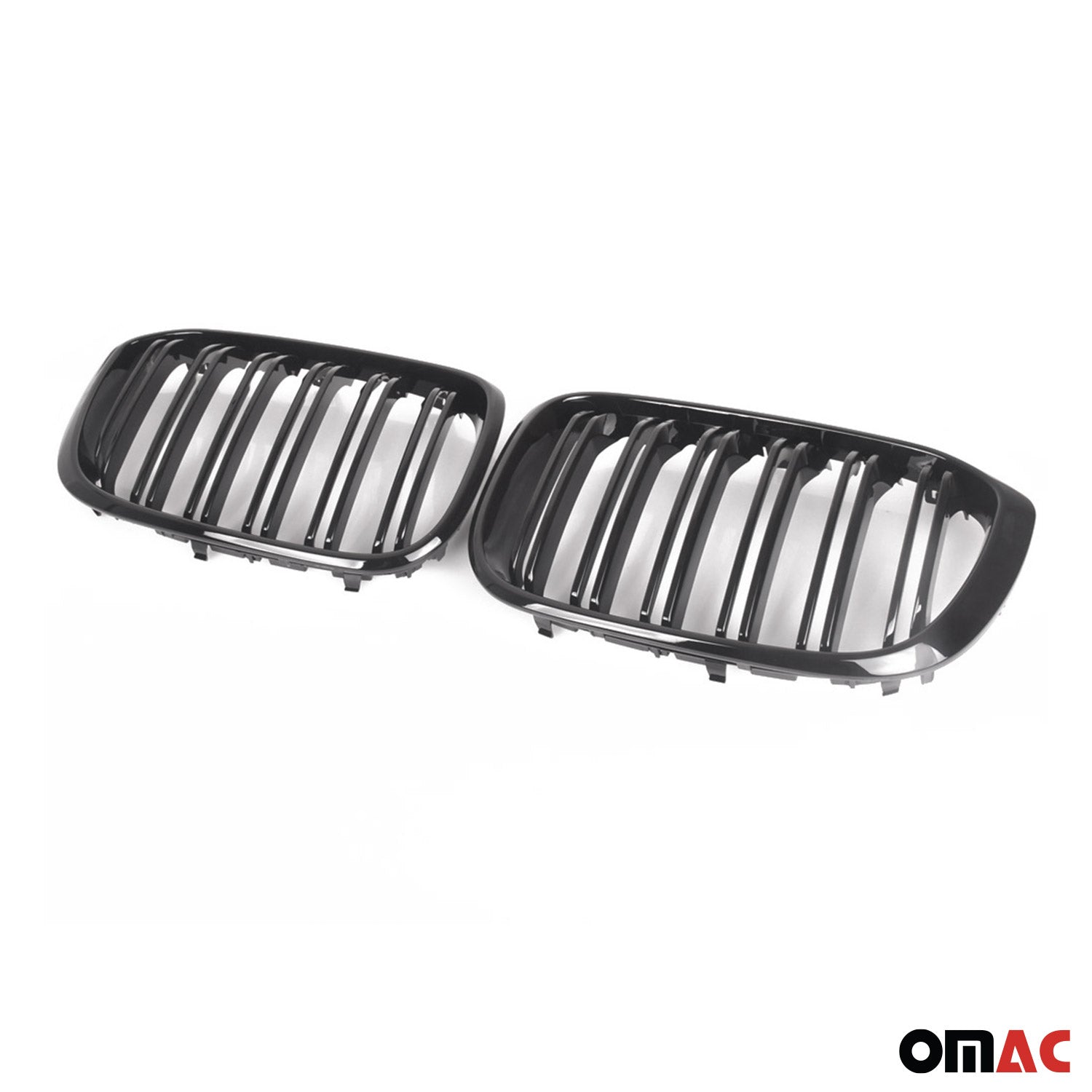 Nieren Grill Kühlergrill für BMW X4 G02 2018-2024 Schwarz Glanz