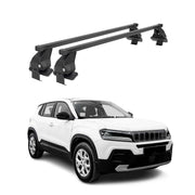 Menabo Dachträger Grundtäger für Jeep Avenger 2023-2025 50kg Stahl Schwarz 2 tlg
