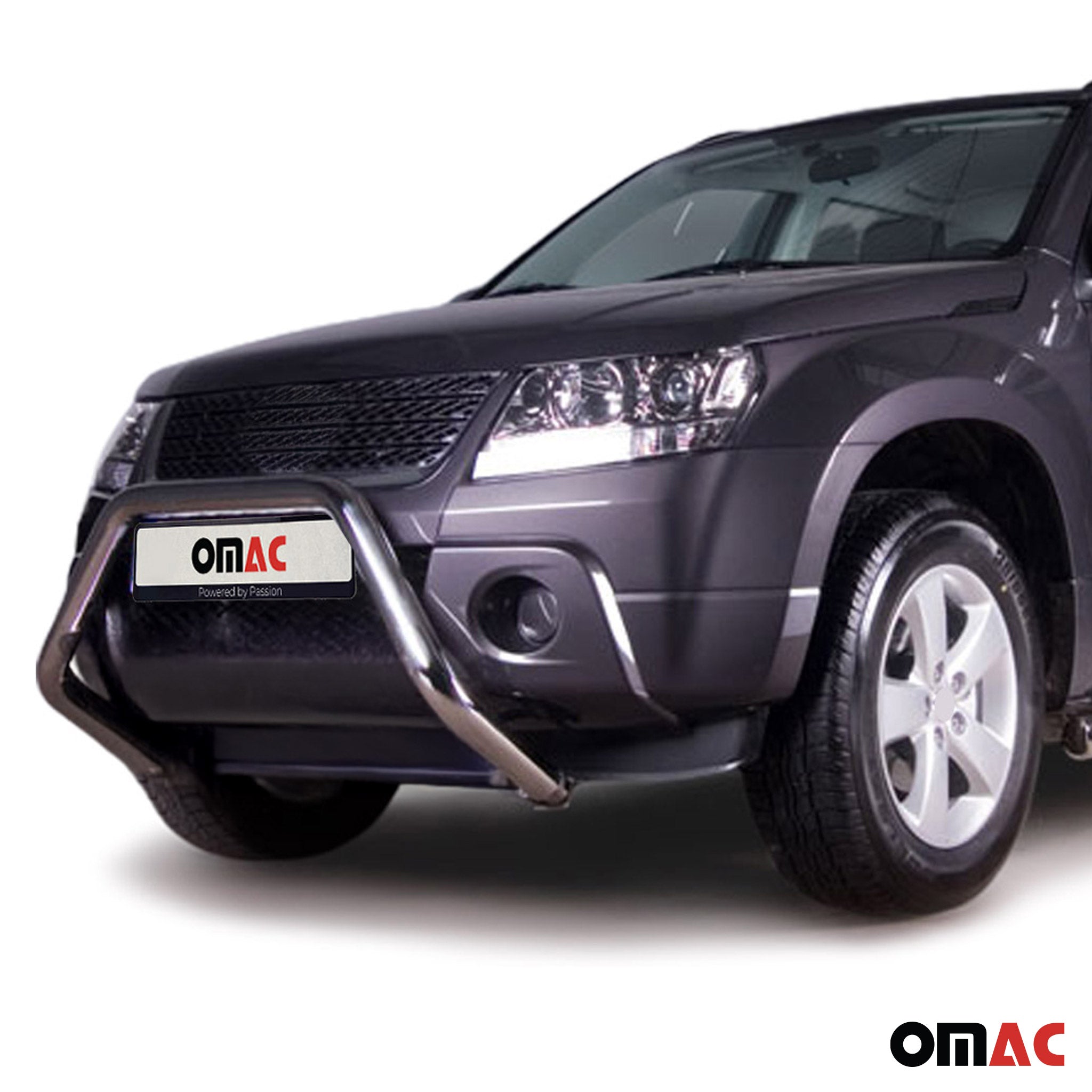 Frontbügel Frontschutzbügel für Suzuki Grand Vitara 2006-2015 mit ABE Silber