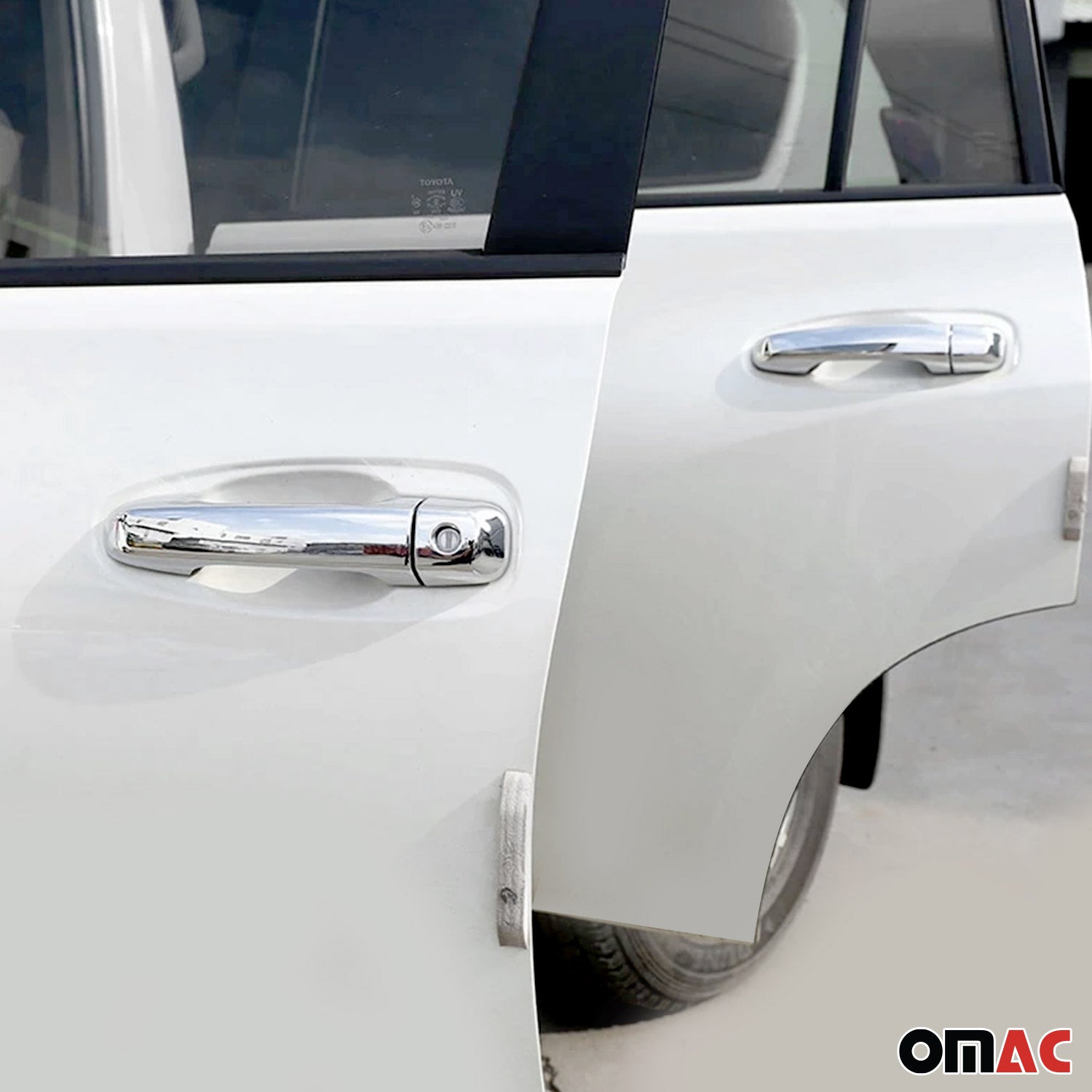 Chrom Türgriff Blende für Toyota Land Cruiser 2008-2020 Edelstahl 8tlg