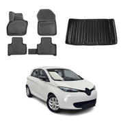 OMAC Fußmatten & Kofferraumwanne Set für Renault Zoe 2012-2024