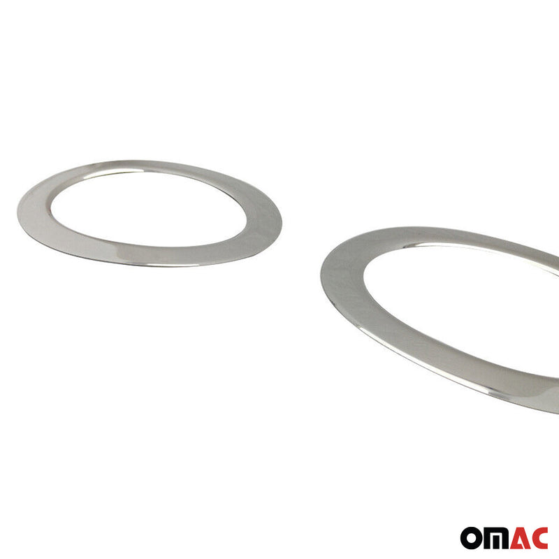 Nebelscheinwerfer Rahmen Umrandung für Renault Trafic 2014-2025 Edelstahl 2x