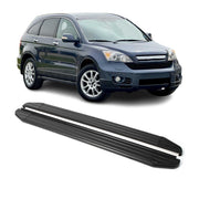 Trittbretter Seitenschweller für Honda CR-V 2007-2012 Alu Schwarz ABE