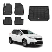 OMAC Fußmatten & Kofferraumwanne Set für Peugeot 2008 2013-2019