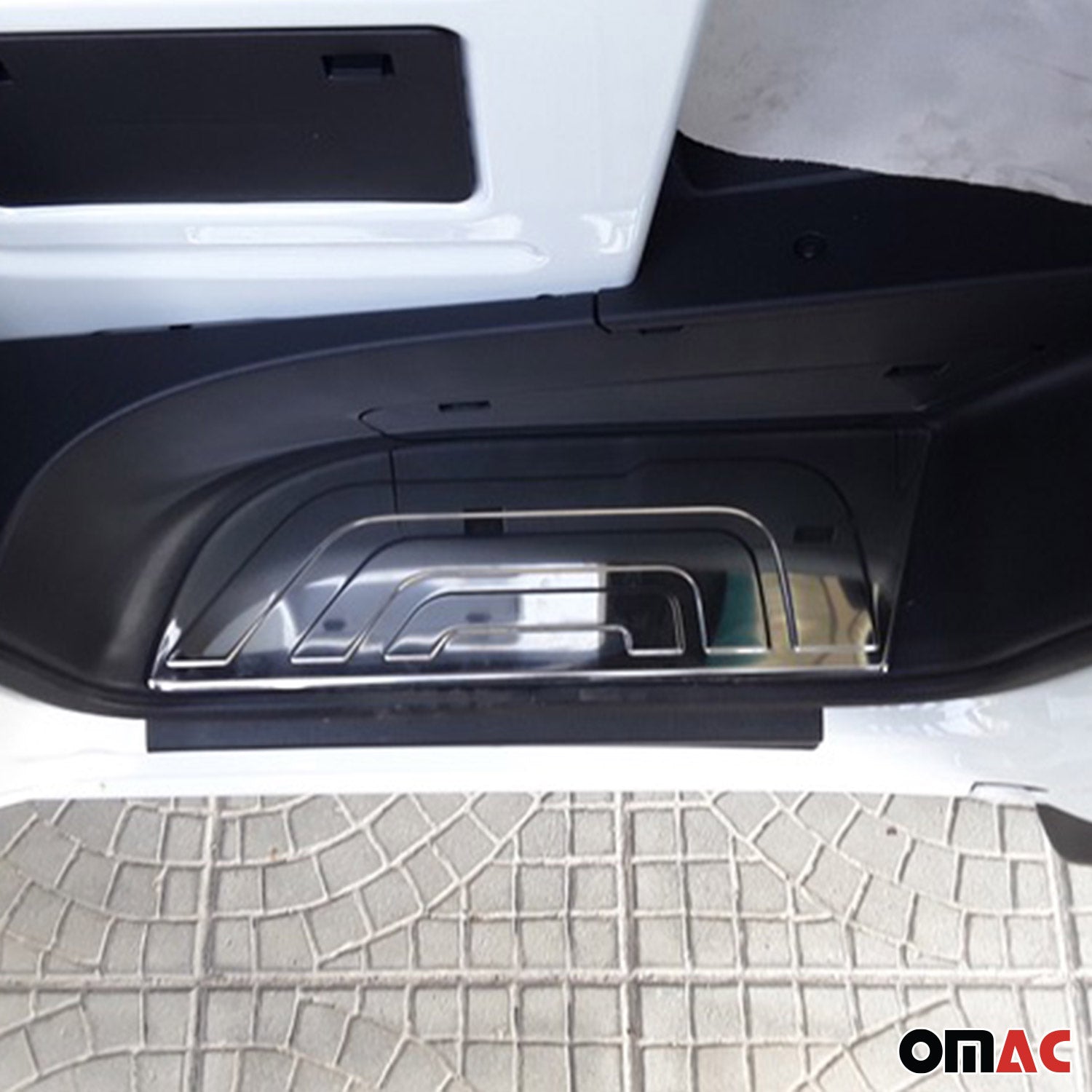 Einstiegsleisten für Mercedes Sprinter 2018-2025 Doppel Schiebetür Chrom 4x