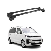 Dachträger Grundträger für Fiat Scudo 2022-2026 TÜV Aluminium Schwarz 2tlg