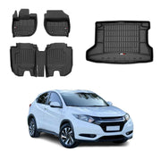 OMAC Fußmatten & Kofferraumwanne Set für Honda HR-V 2015-2021