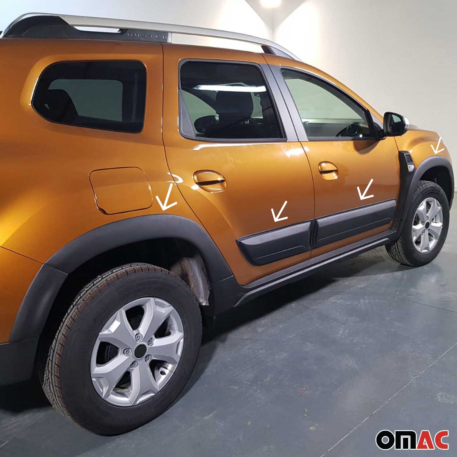 Radläufe Kotflügel Verbreiterung & Türleisten für Dacia Duster 2018-2023