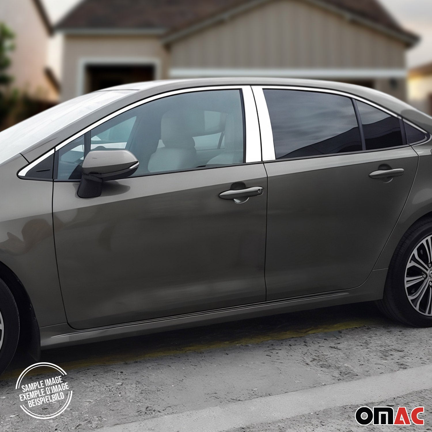 B-Säule Türsäulen Verkleidung für Opel Insignia B 2017-2024 Edelstahl Chrom 8x