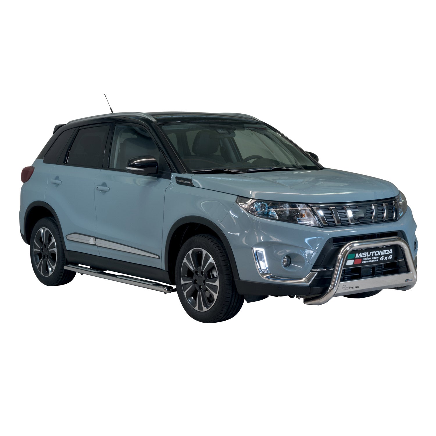 Frontbügel Frontschutzbügel für Suzuki Vitara 2019-2026 ø63mm Stahl Silber