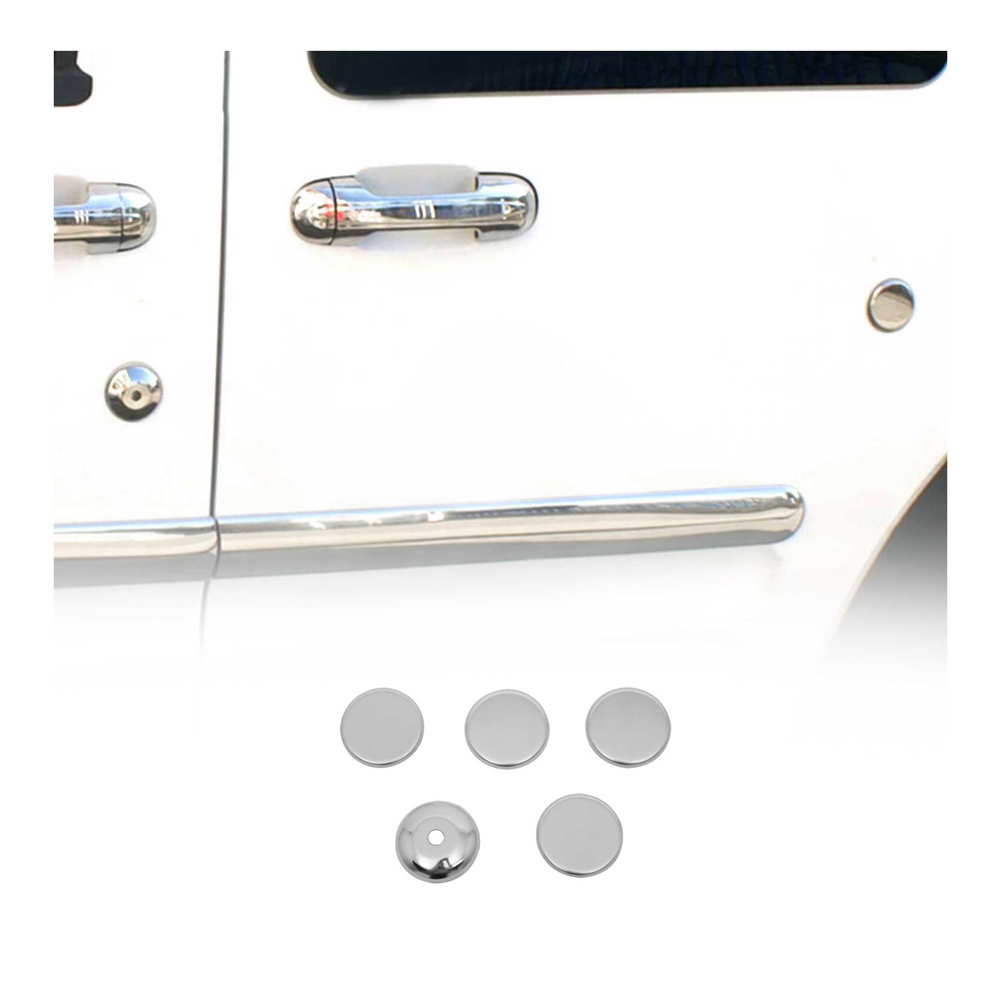 Chrom Türgriff Blende für Ford Connect 2009-2014 Edelstahl 5tlg