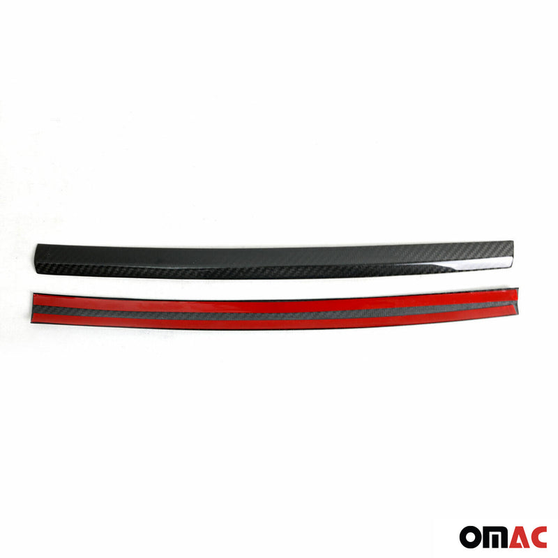 Kühlergrill Leisten Grillleisten für VW Caddy 2015-2020 Kohlefaser Schwarz 2tlg