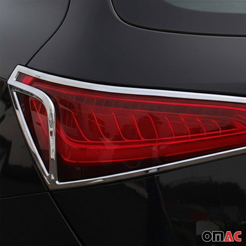 Rückleuchten Rücklicht Rahmen Zierblende für Audi Q5 8RB 2008-2017 Abs Chrom 2x