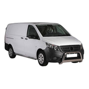 Frontbügel Frontschutzbügel für Mercedes Vito 2015-2019 ø63mm Stahl Silber