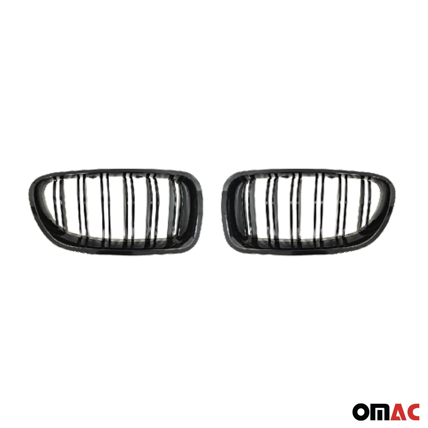 Nieren Grill Kühlergrill für BMW 5er F10 M-Tech 2010-2016 Schwarz Glanz