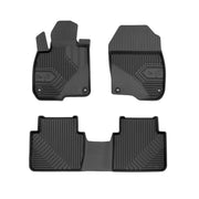 Fußmatten Gummimatten No.77 für Honda CR-V V 2016-2023 TPE Gummi Schwarz 3 tlg