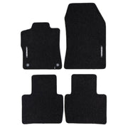 Velours Fußmatten für Peugeot 408 2022-2026 Autoteppich Automatten Schwarz 4tlg