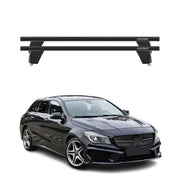 Menabo Dachträger Grundtäger für Mercedes CLA X117 2015-2019 75kg Alu Schwarz 2x