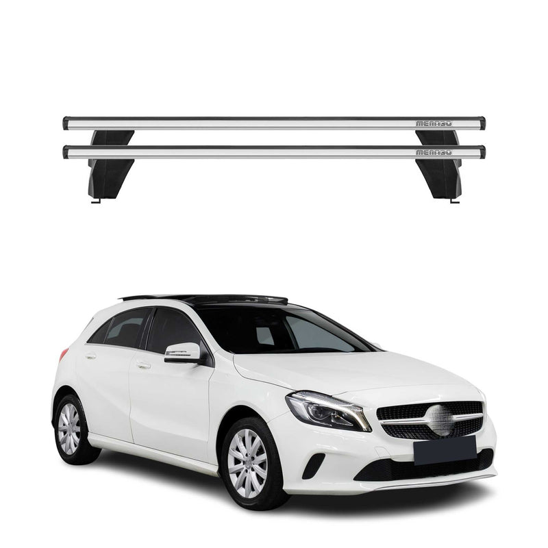 Menabo Dachträger Grundtäger für Mercedes A Klasse W176 2012-2018 75kg Silber 2x