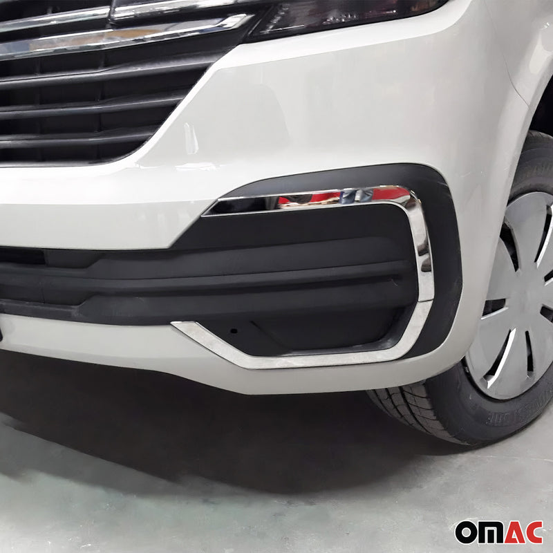 Fog light frame surround for VW T6.1 Transporter 2019-2024 chrome 4x