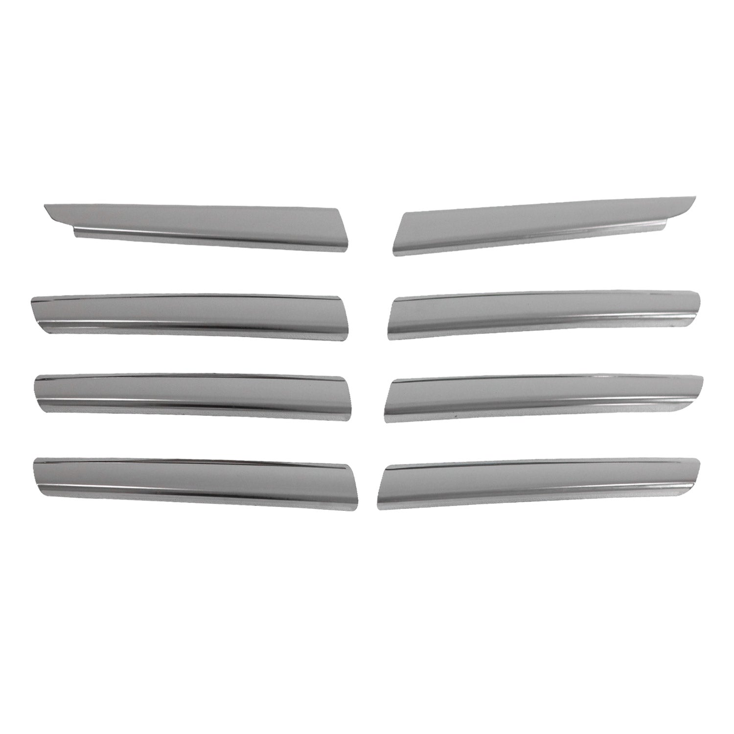 Kühlergrill Leisten Grillleisten für Nissan Qashqai J10 2006-2014 Chrom 8x