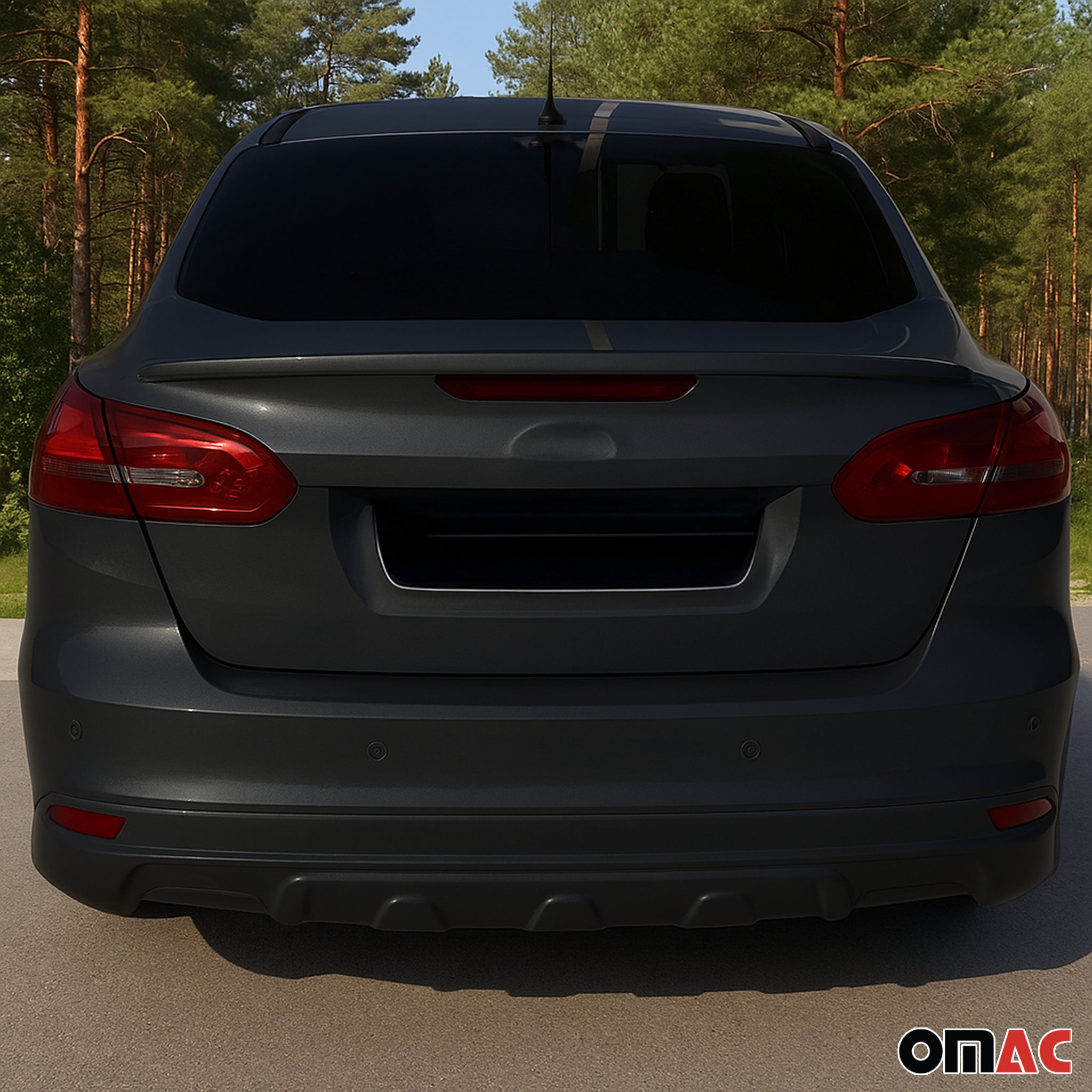 Heckspoiler Dachspoiler Spoiler für Ford Focus III 2011-2015 Limo Grundiert