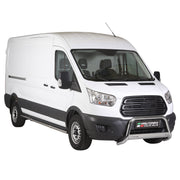 Edelstahl Frontbügel Frontschutzbügel für Ford Transit 2014-2025 Grau Ø 63 mm