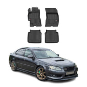 OMAC Gummi Fußmatten für Subaru Legacy 2003-2009 Premium TPE Automatten 4tlg