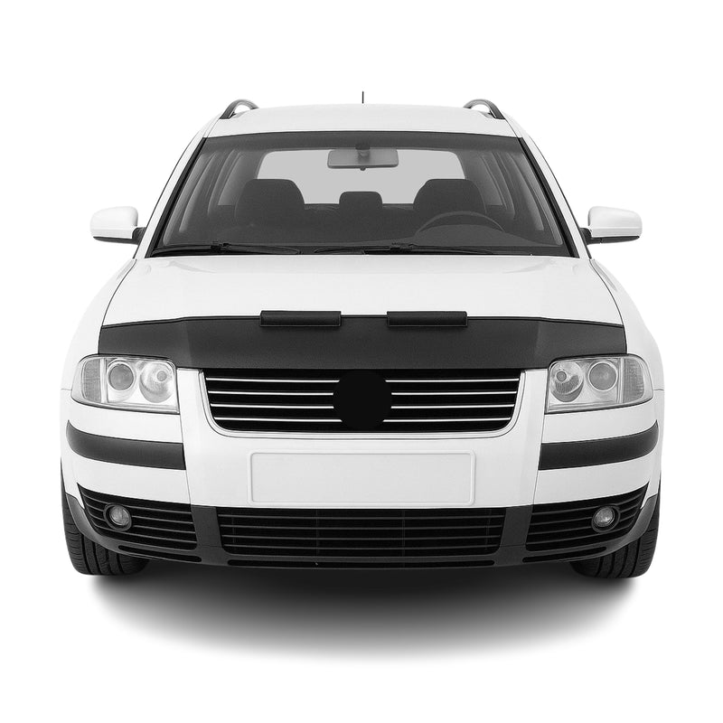 Haubenbra Steinschlagschutz Bonnet Bra für VW Passat 2000-2005 Schwarz Halb