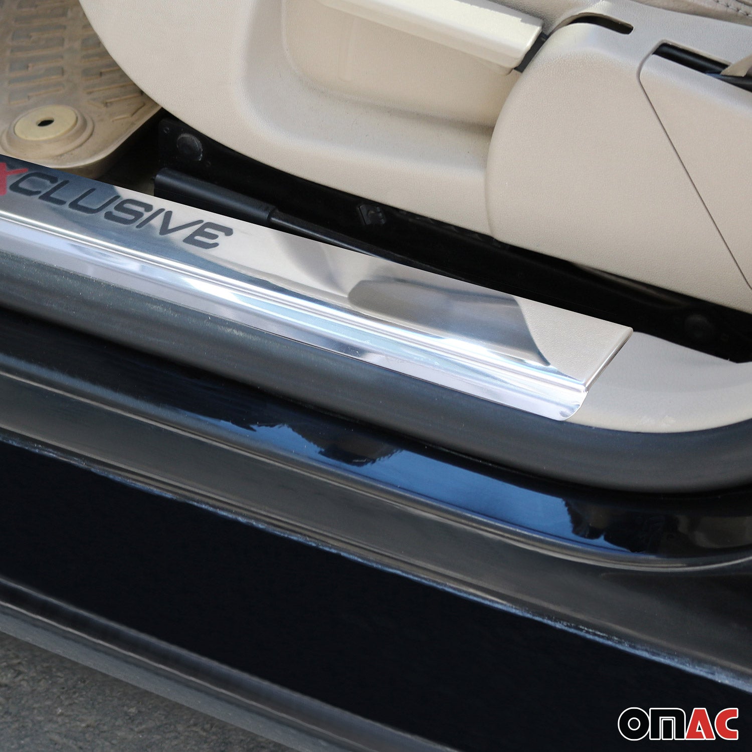 Einstiegsleisten Türschweller Edition für Opel Corsa Adam Edelstahl Chrom 2tlg