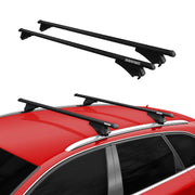 Menabo Grundträger Dachträger für Ford B-Max 2012-2017 ABE Aluminium Schwarz 2x