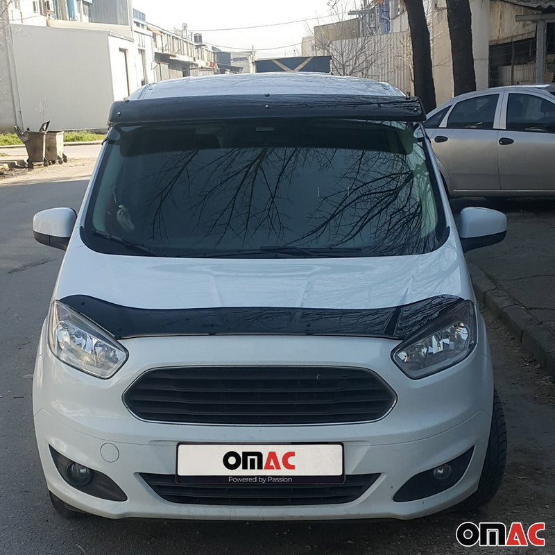 Sonnenblende und Motorhaube Deflektor Set für Ford Tourneo Courier 2014-2023